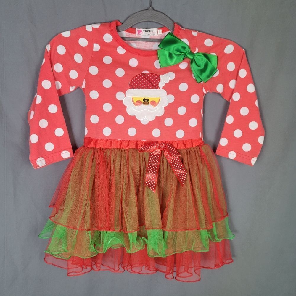 Vogue Fashions Santa Dress with Tulle Skirt